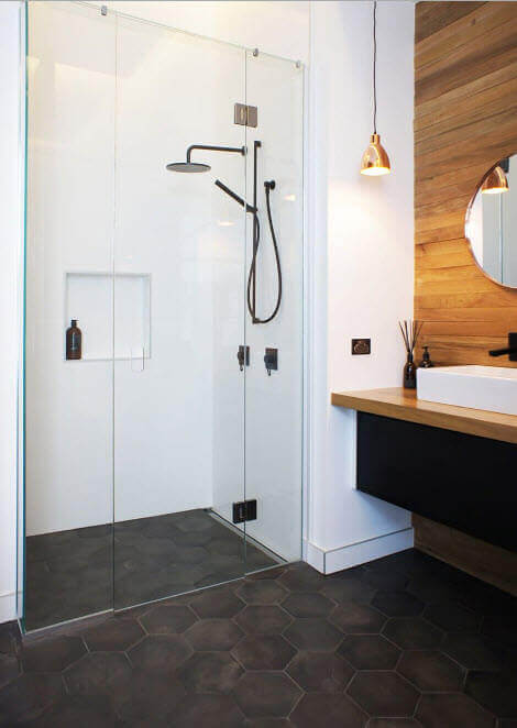 Скандинавский стиль в ванной комнате