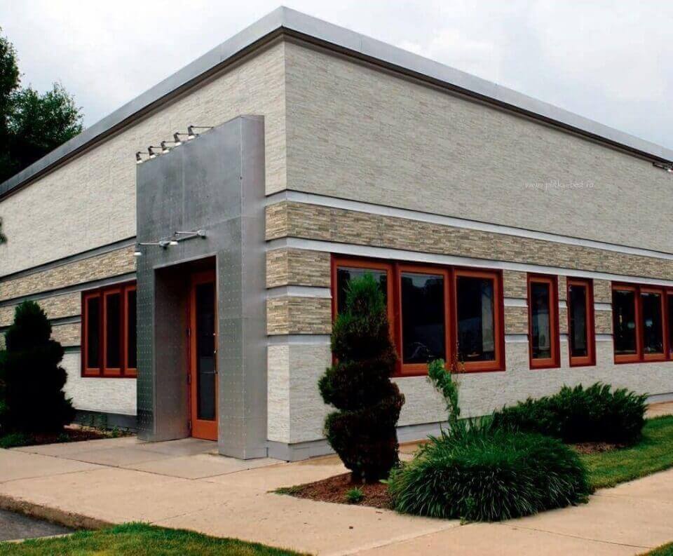 керамограніт фасад будинку