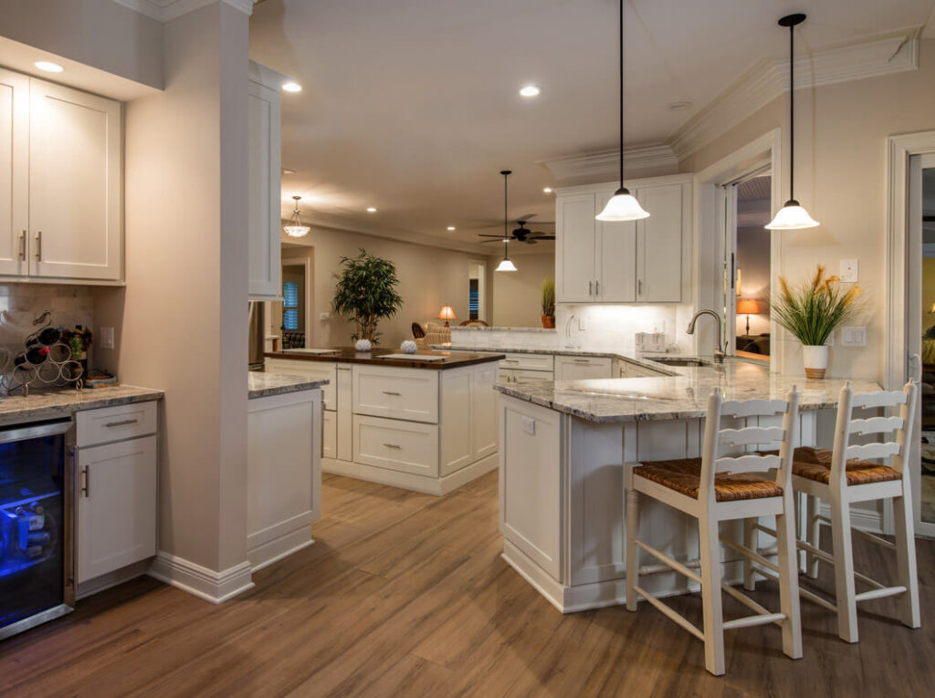 ламинат на кухне