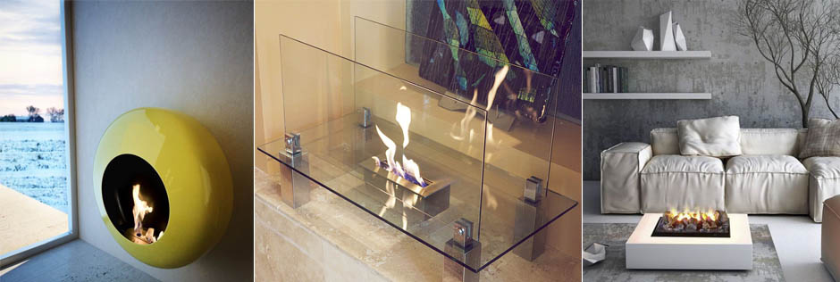 биокамин в интерьере