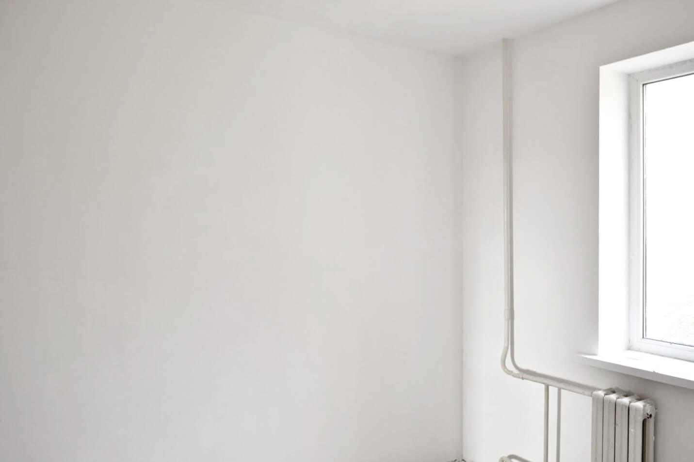 Результат шпаклювання стін під шпалери