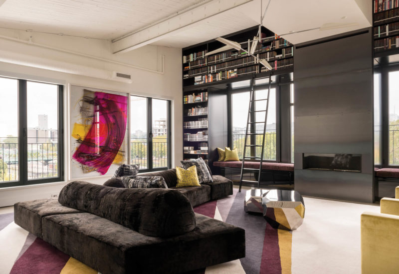 Гламурний лофт в інтер'єрі