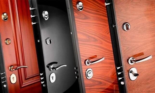 Металлическая дверь с пластинами МДФ