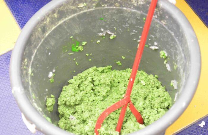 Изготовление бумажных жидких обоев своими руками