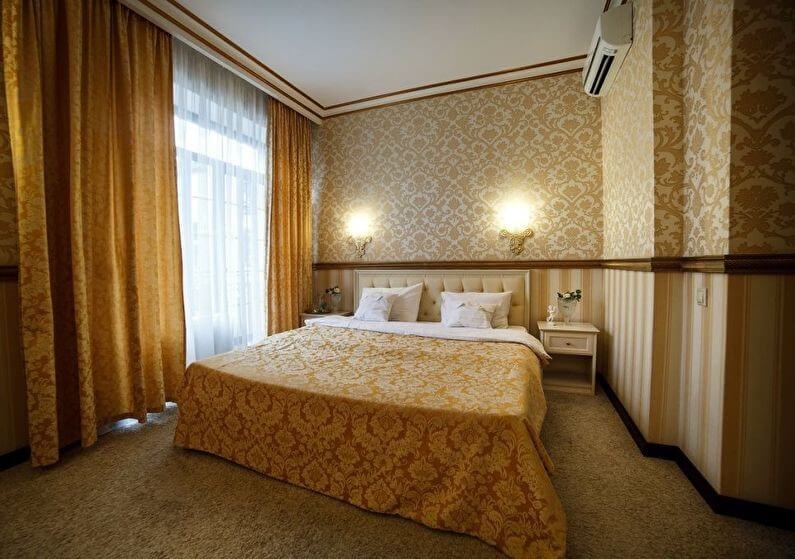 горизонтальна поклейка шпалер