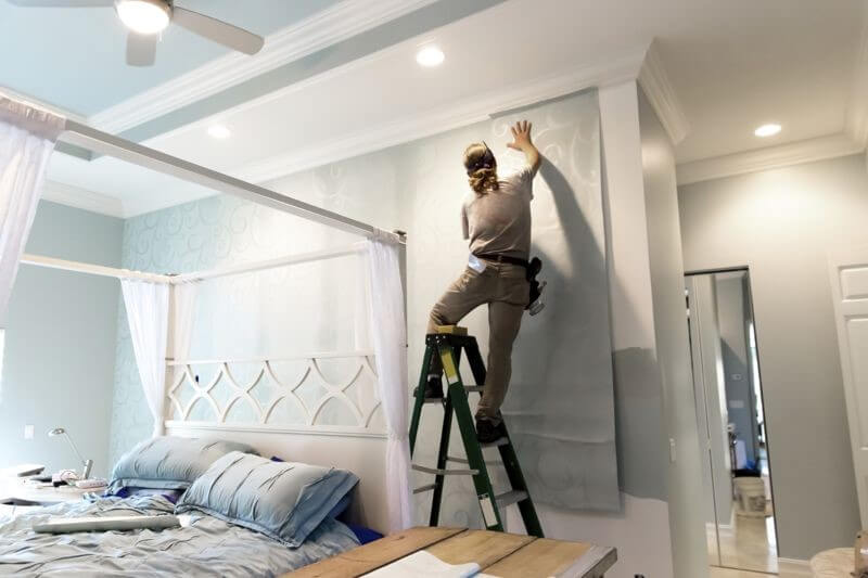 поклейка фотошпалер своїми руками