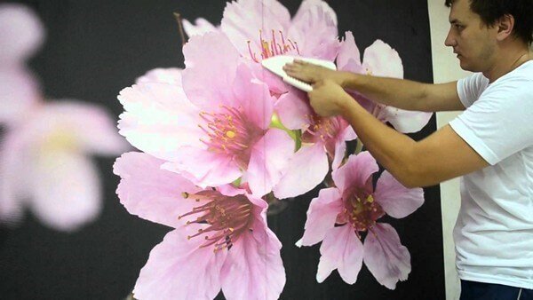 поклейка фотошпалер інструкція