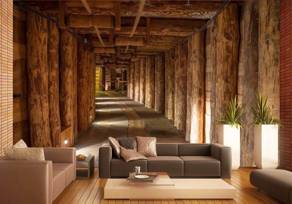 друк 3д шпалер фарбами