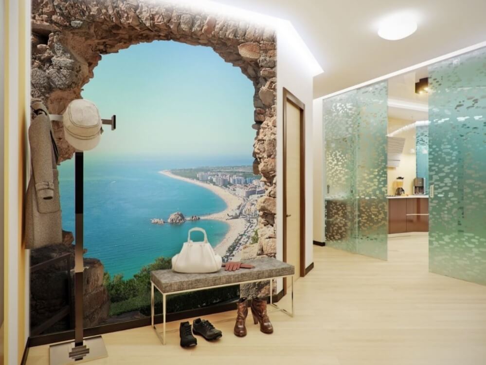 фотошпалери в коридорі