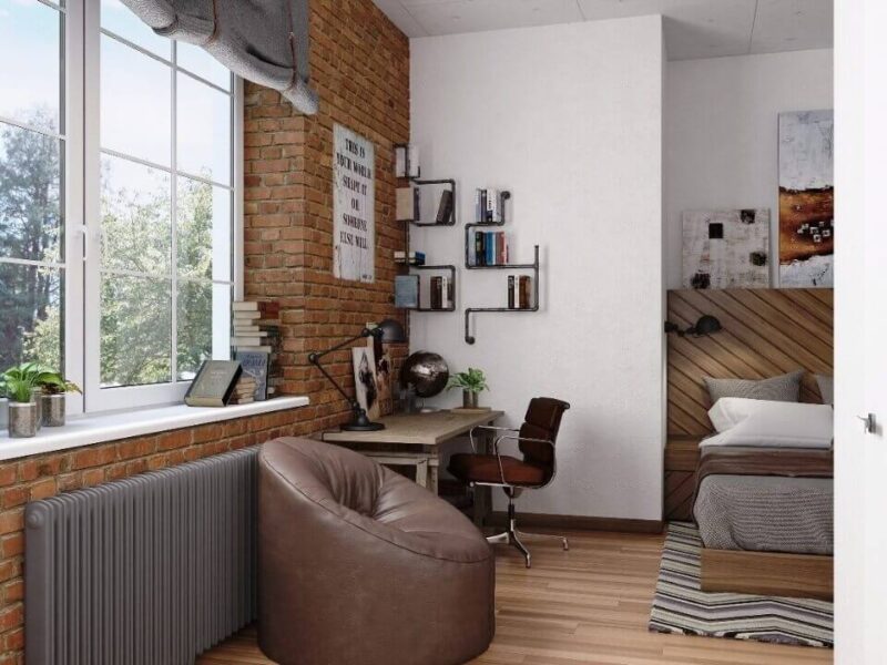 робоча зона в спальні