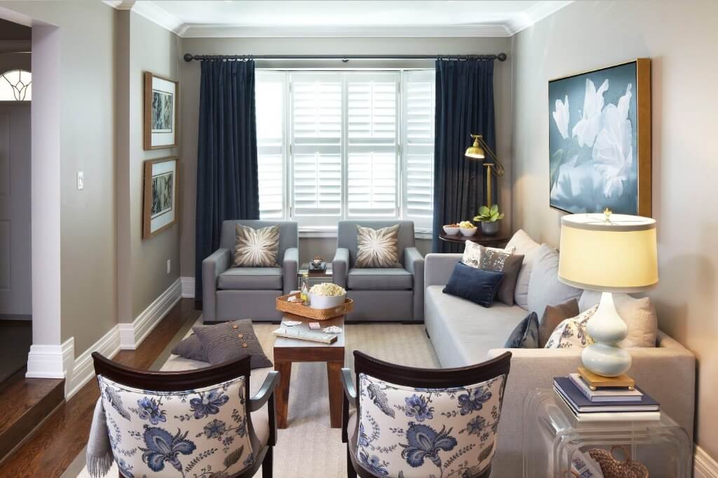 шторы в зале