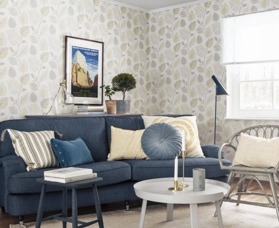 красиві шпалери для залу