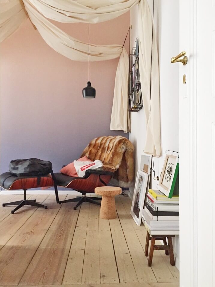 шпалери в залі градієнт