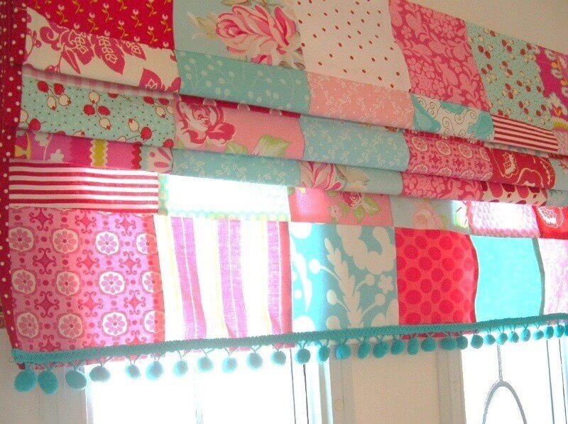 печворк штори на кухню