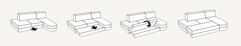 диван кровать дельфин