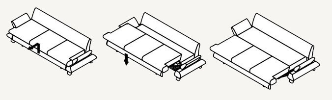 диван кровать пума