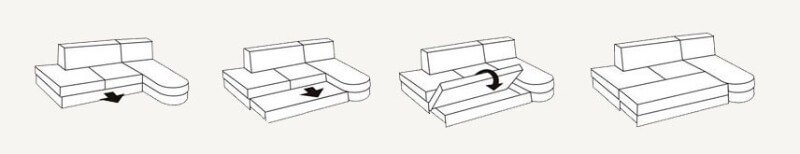 диван кровать дельфин