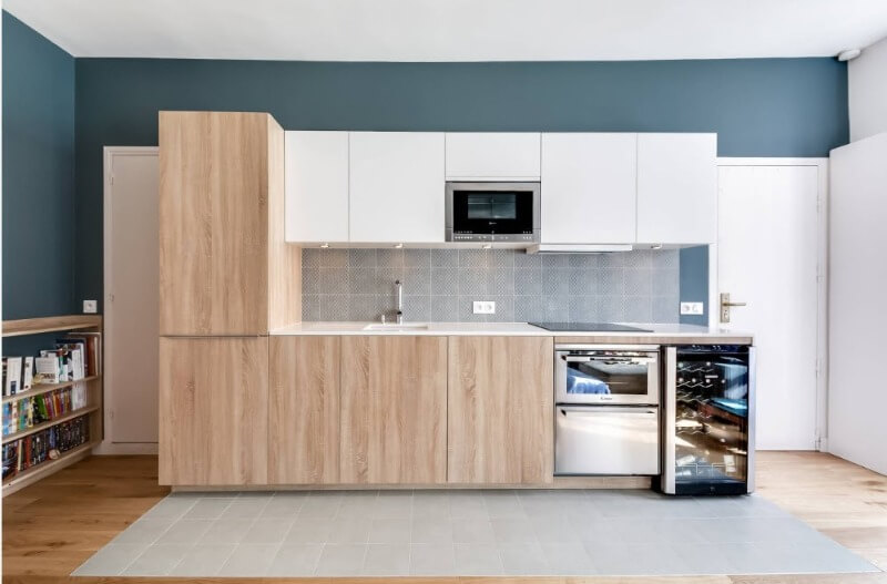 варіанти освітлення кухні сканді