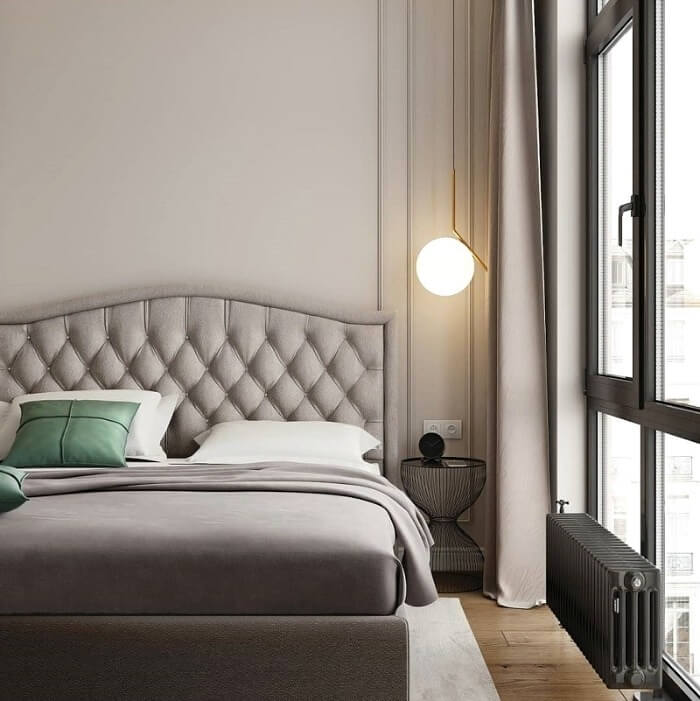 ліжко в спальні