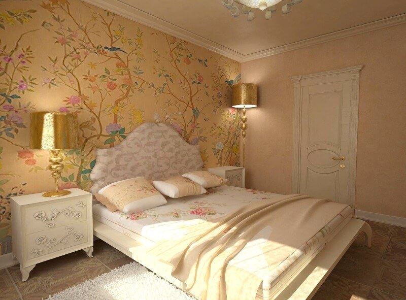 маленька спальня в класичному стилі