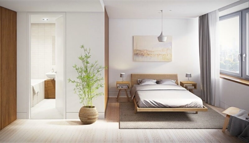 спальня дизайн мінімалізм