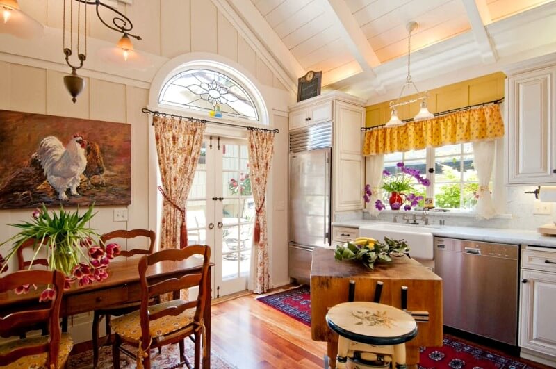 вагонка кухня прованс