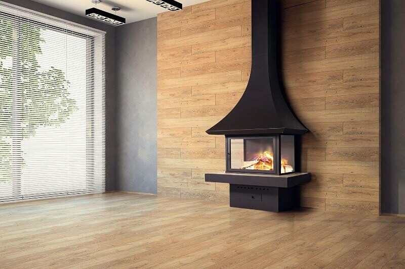 камин на дровах