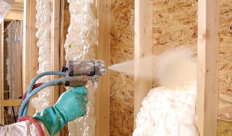 утепление стен изнутри пенополиуретаном