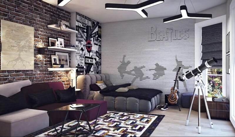 дитяча кімната в стилі лофт