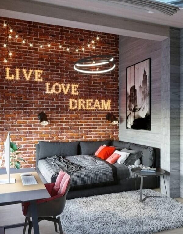 кімната для підлітка лофт стиль