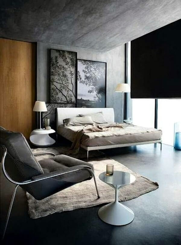 кімната в стилі лофт для чоловіка