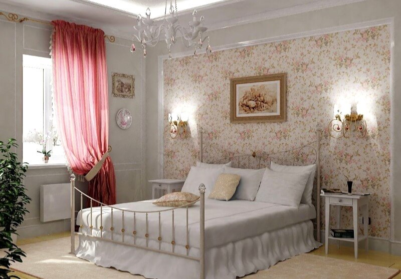 прованс штори в спальню