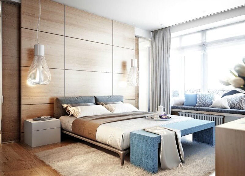 штори в спальню сучасні