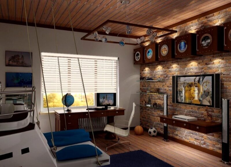 дитяча спальня-лофт