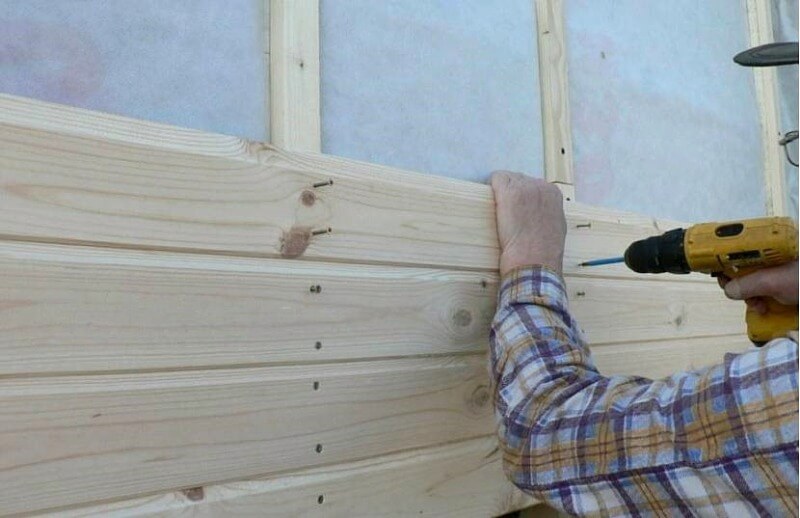 наскрізний спосіб монтажу вагонки