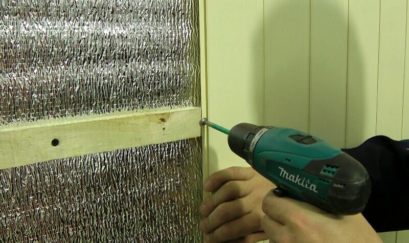 крепление вагонки саморезами