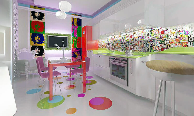 кухня в стилі поп-арт