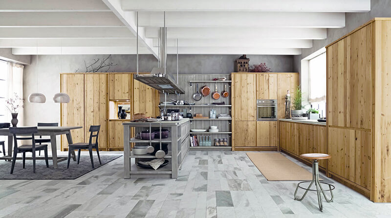 отделка пола для белой кухни