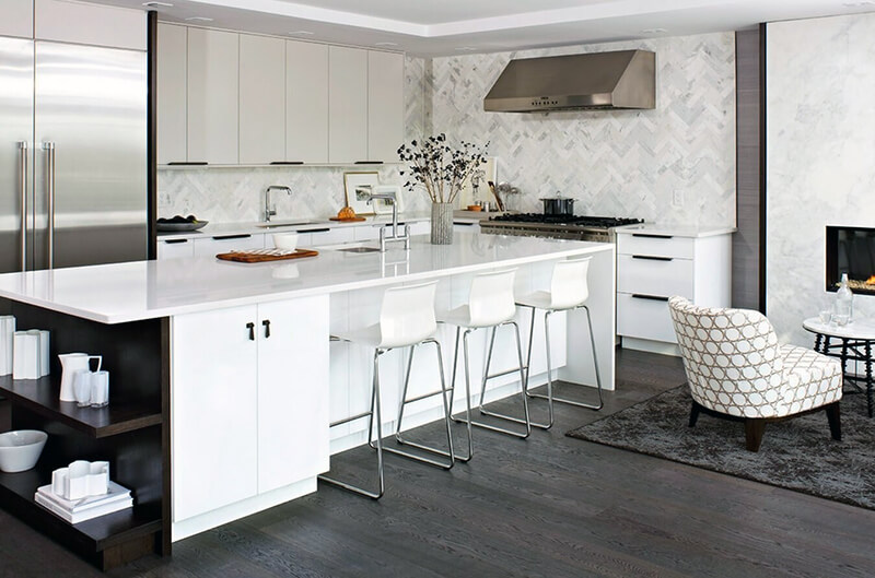 сучасна біла кухня