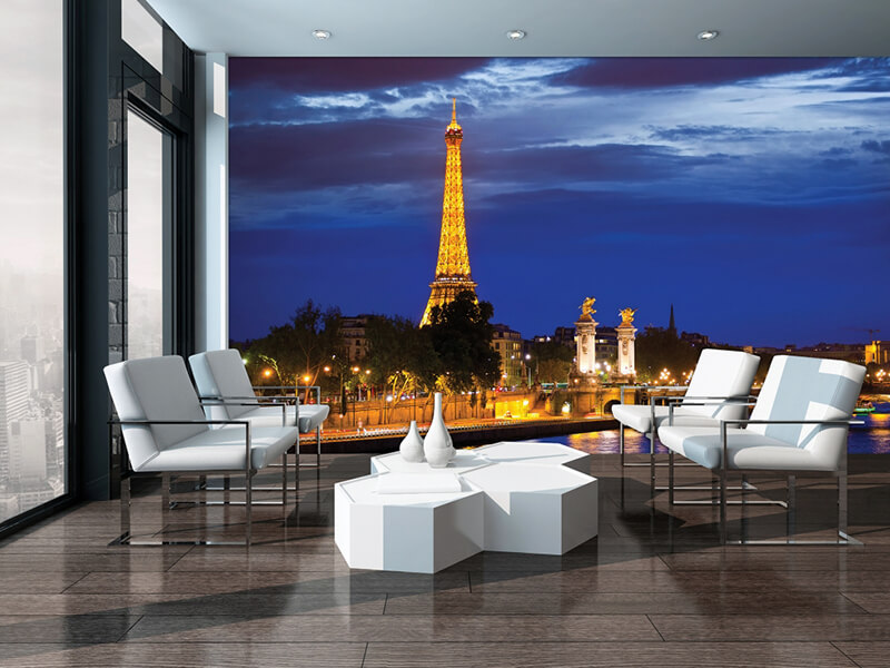 фотошпалери для кухні з панорамним принтом