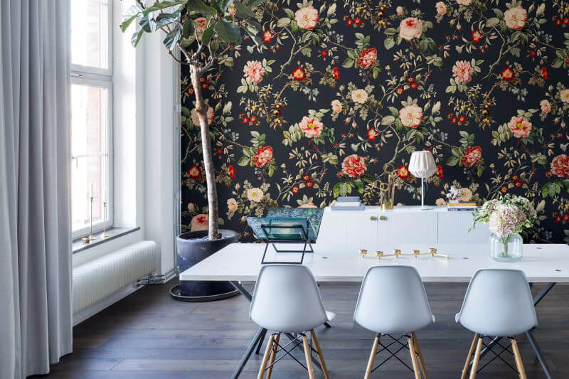 фотообои для кухни с природным принтом