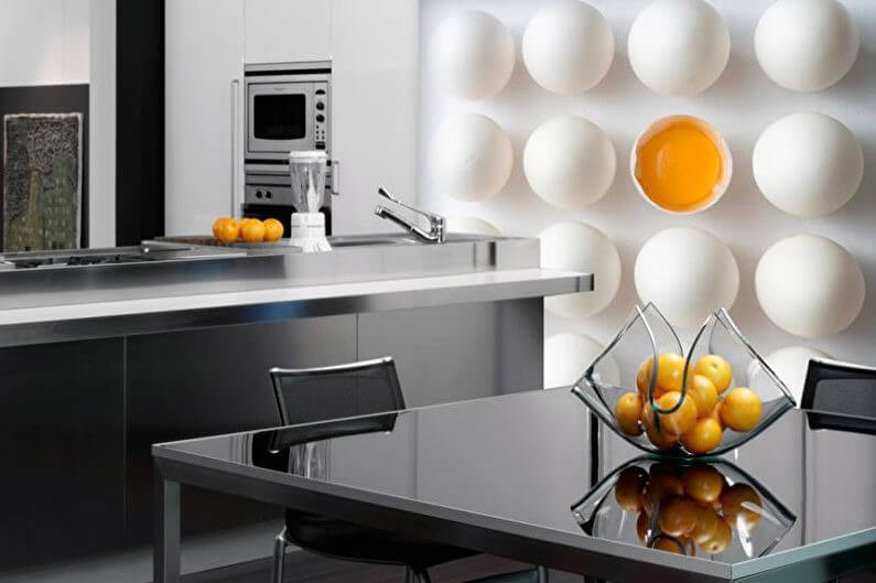 натюрморт на фотошпалерах для кухні