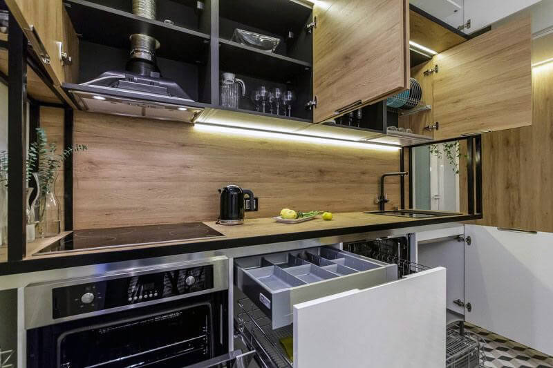 Дерев'яний фартух на кухню