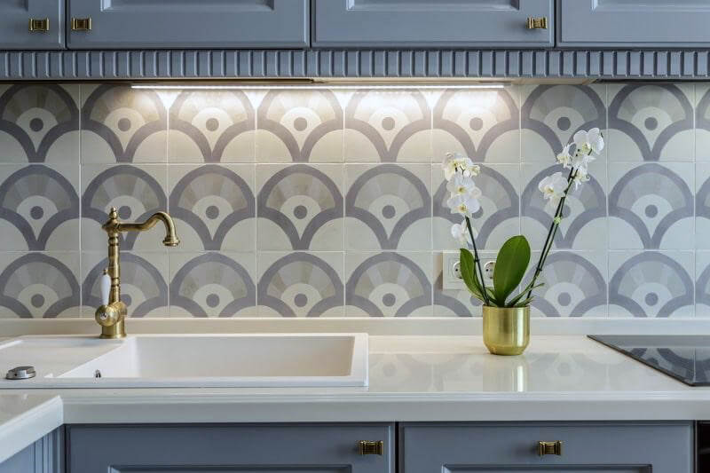 Фартух для кухні з плитки