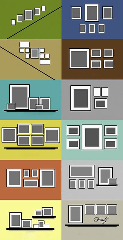 Основні правила розміщення картин в кімнатах