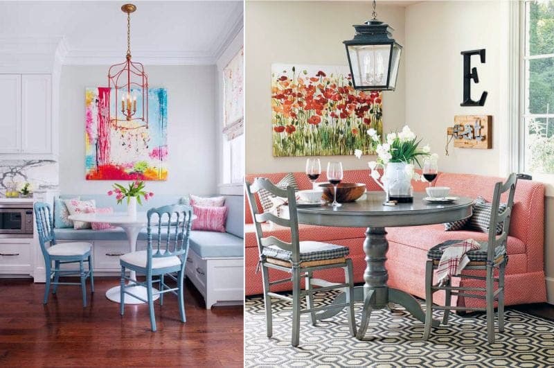 Строкаті картини для створення настрою на кухні