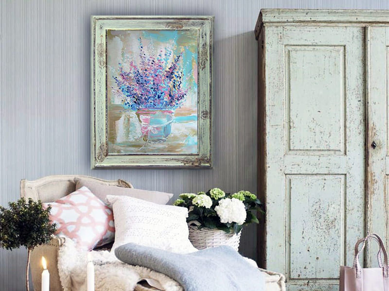 Приклад картини в стилі прованс для оформлення дизайну кімнати
