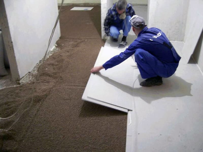 Суха стяжка для вирівнювання підлоги