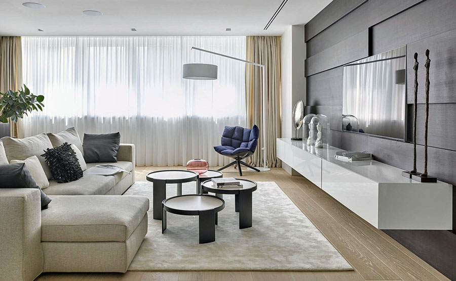 Варіанти інтер'єру вітальні з зоною відпочинку