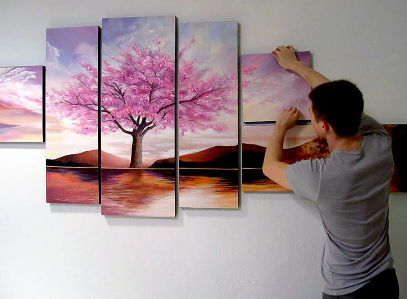 Вирівнювання картин по центру